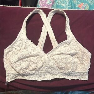 Aerie Lace Bralette in Soft White